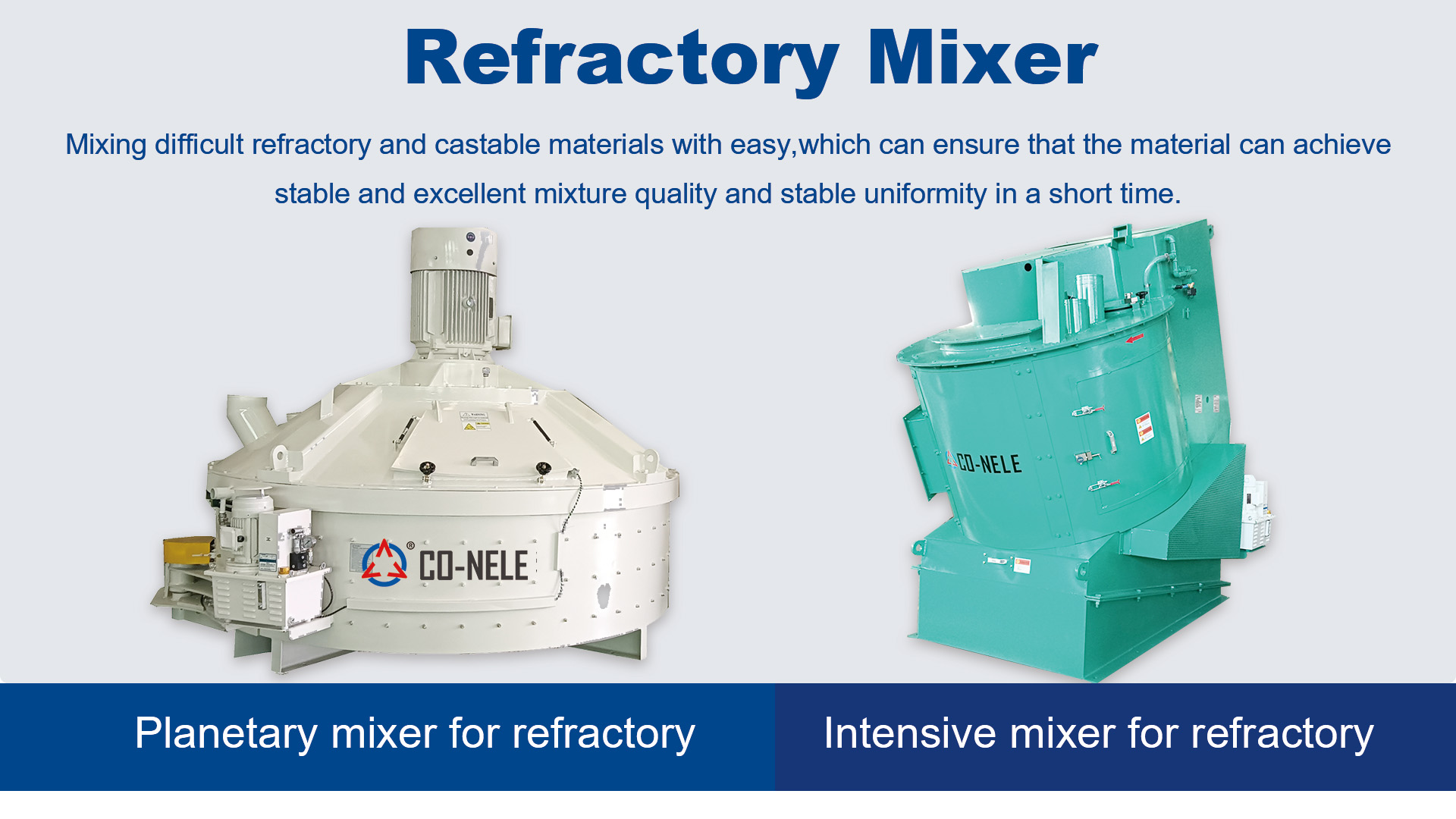 refractory mixer